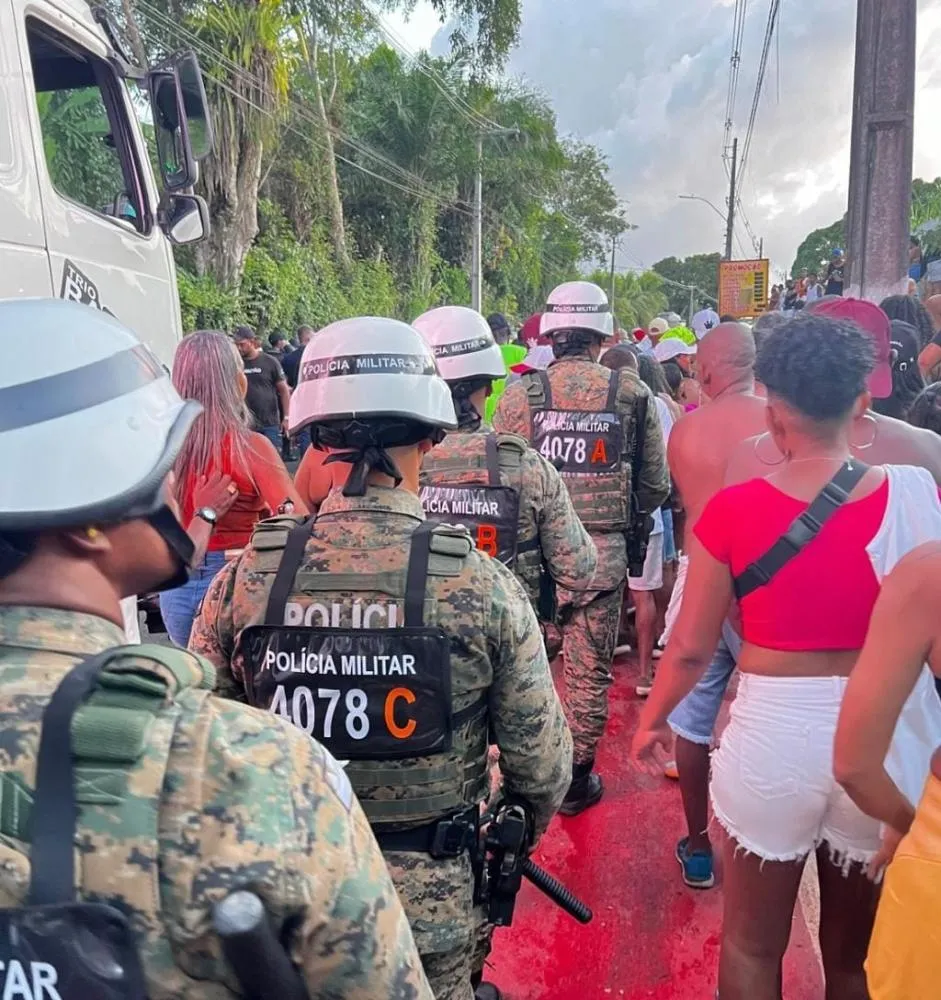 PM garante segurança na festa do Bonfim de Mata 2025