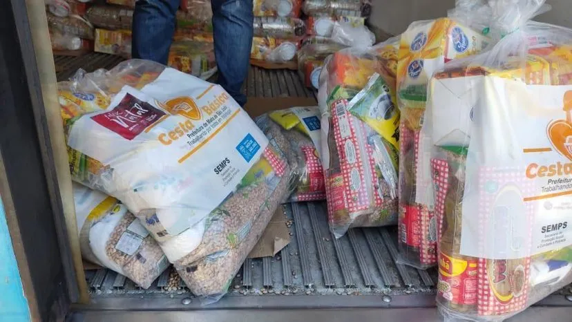 Prefeitura divulga cronograma de entrega de cestas básicas