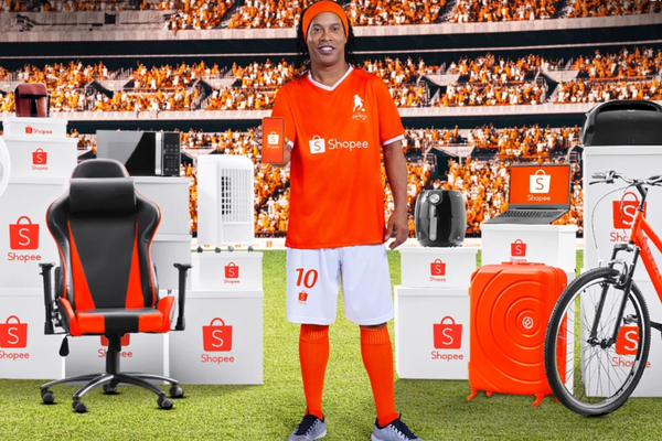 Ronaldinho Gaúcho é o novo garoto-propaganda da Shopee