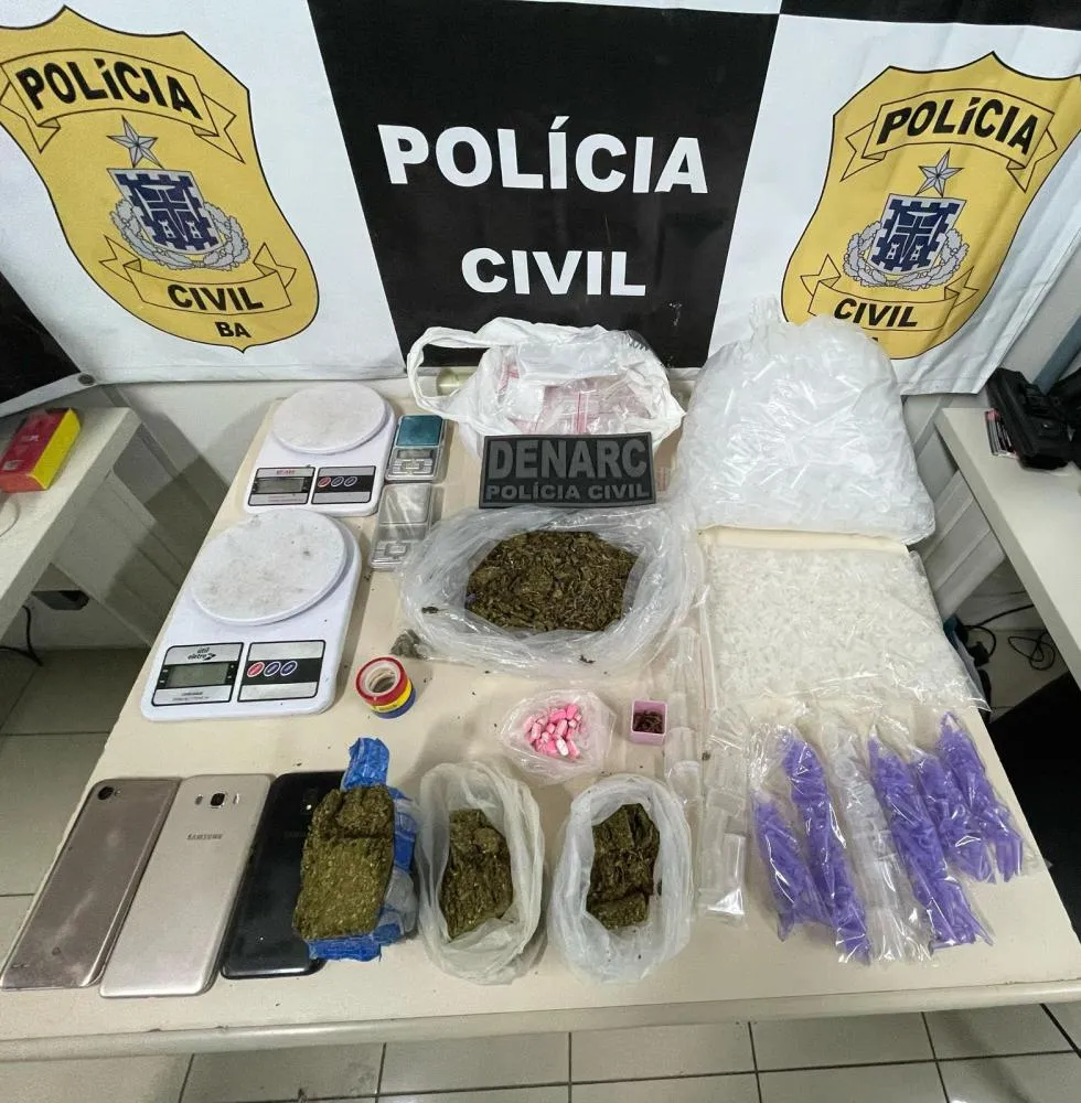 Drogas que seriam comercializadas no Carnaval foram apreendidas em Ondina