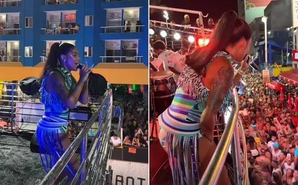 Ludmilla reclama do trio elétrico após ver briga: “Sempre um macho”