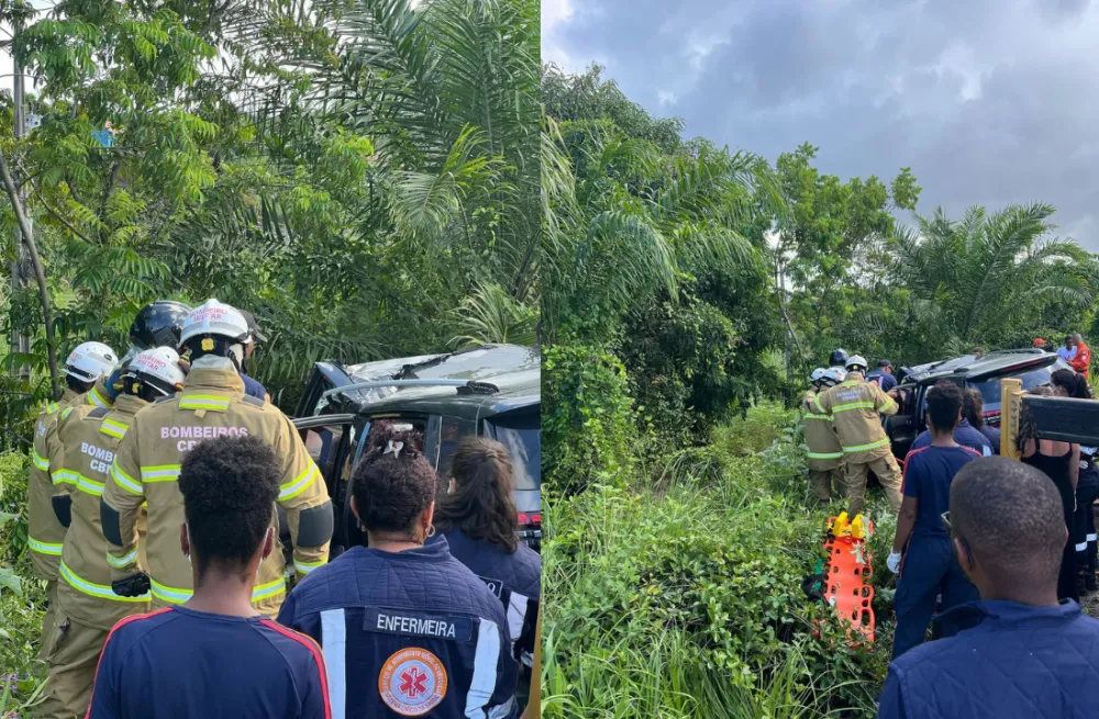Acidente deixa três mortos e quatro feridos na Ilha de Itaparica