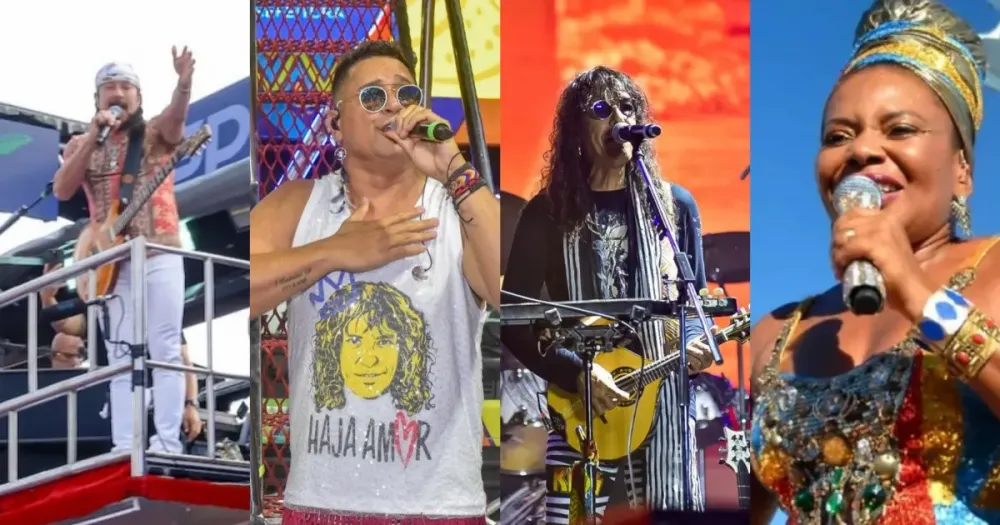 Carnaval de Salvador: hoje tem Bell, Xanddy, Luiz Caldas e transmissão do Oscar com show de Margareth
