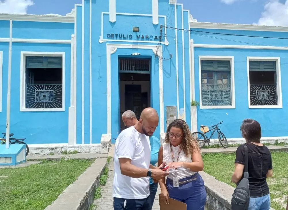 Equipe do Estado avalia espaço para novo Ponto SAC em Mata de São João