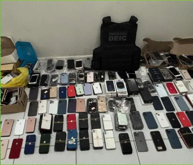 Imóvel utilizado para desmanche de iPhones é localizado pela Polícia Civil em Alagoinhas