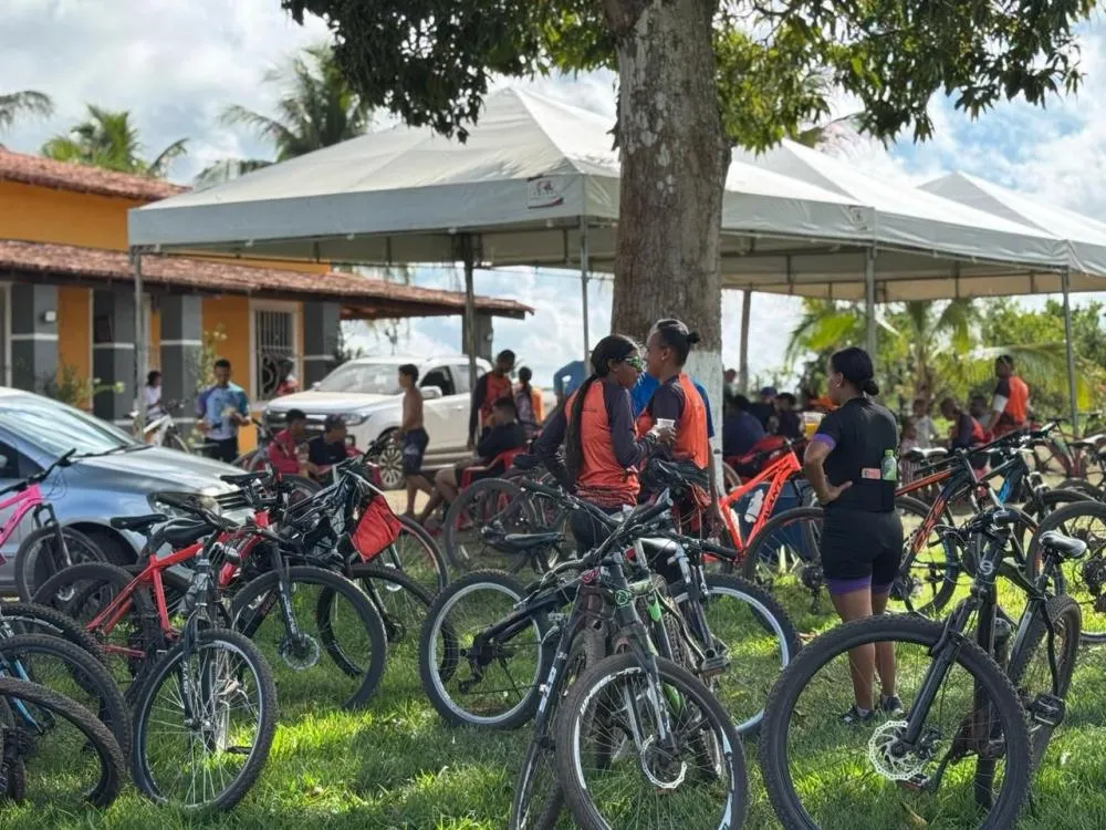 Marcus Sarmento recebe ciclistas em sua fazenda e reforça apoio ao esporte