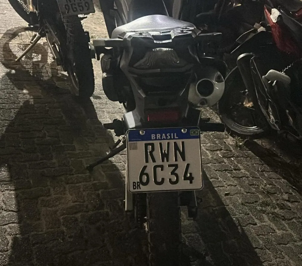 PM apreende duas motos com sinais de adulteração na estrada da Cetrel