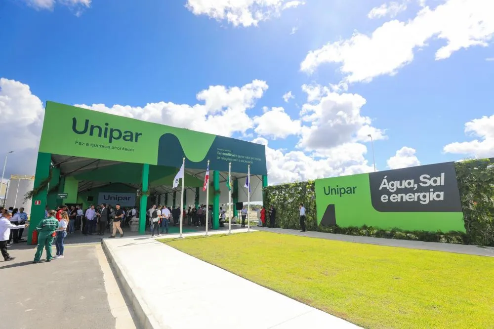 Unipar inaugura nova fábrica de cloro no Polo Petroquímico de Camaçari