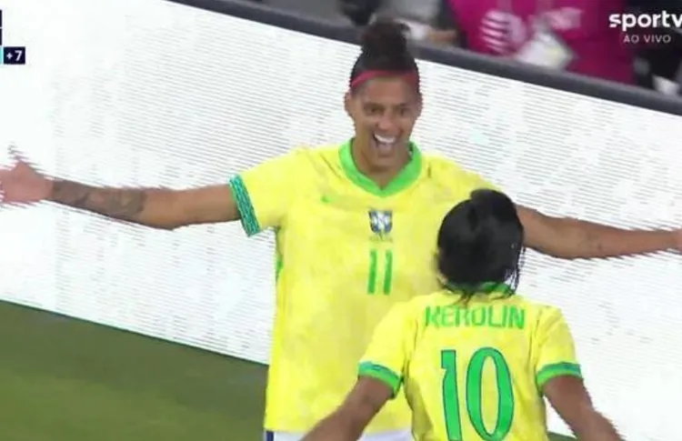 Com gols nos acréscimos, Brasil vence EUA e encerra escrita de dez anos contra a rival