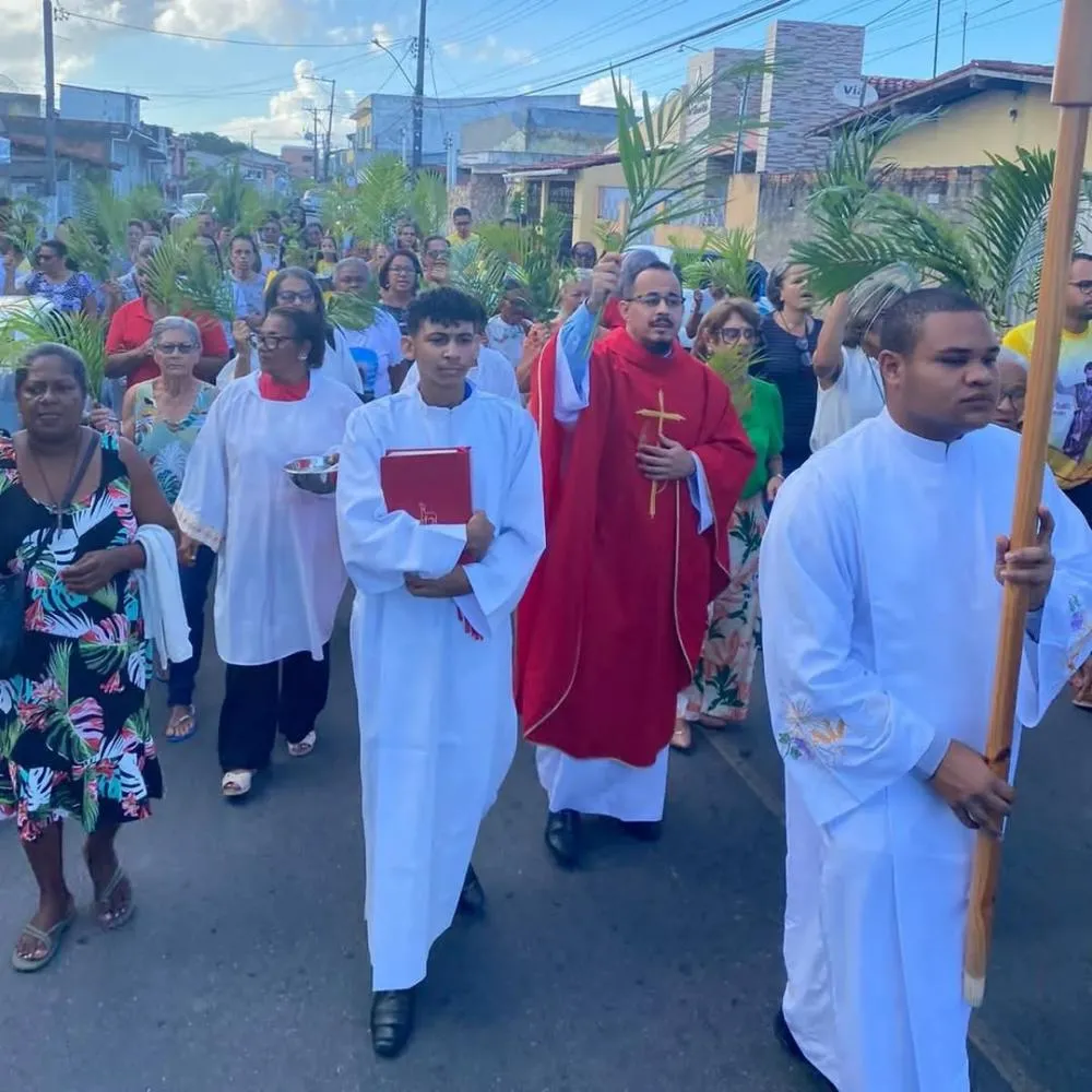 Mata de São João celebra Domingo de Ramos e inicia programação especial da Semana Santa