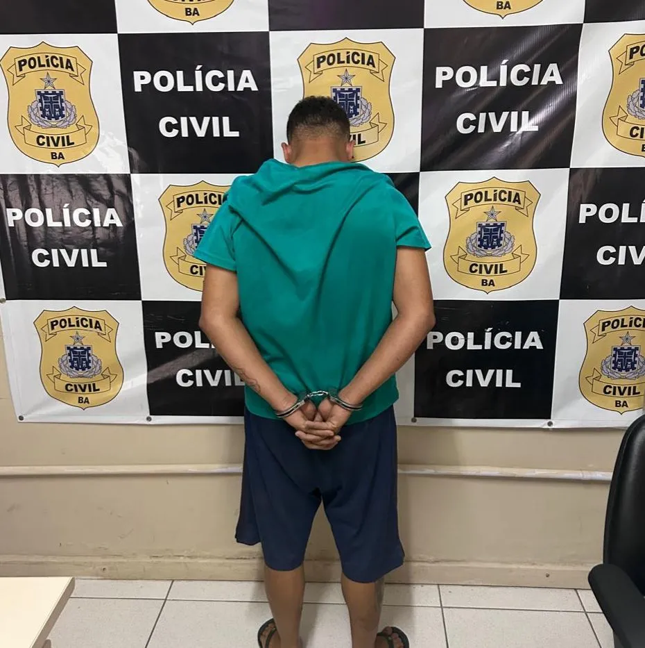 Polícia Civil localiza e prende condenado por roubo no centro de Dias d’Ávila