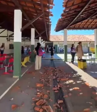 Homem morre após cair do telhado de escola durante entrega de cestas de páscoa em Vila de Abrantes