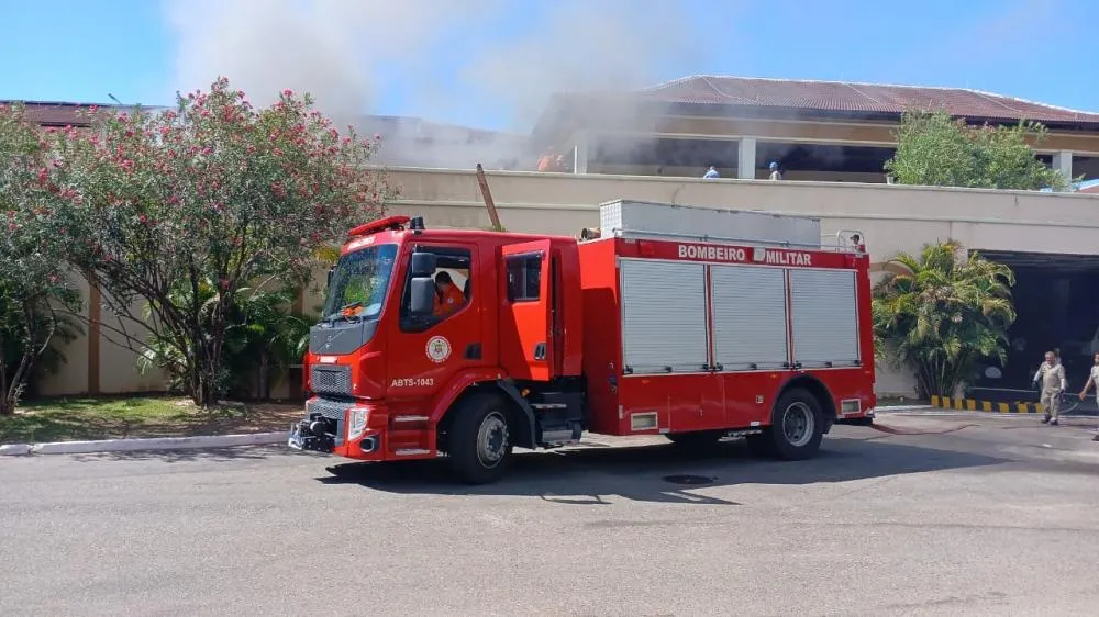 Incêndio de pequeno porte é registrado em resort no litoral matense 