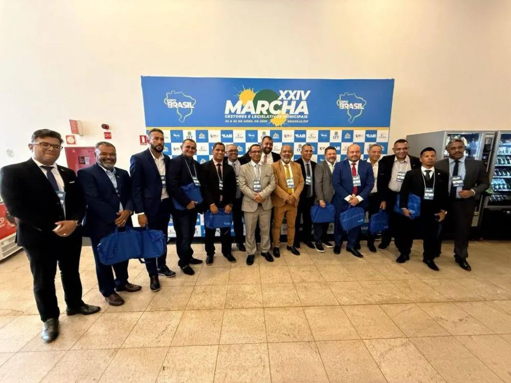 Vereadores participam da Marcha dos Gestores e Legislativos Municipais em Brasília