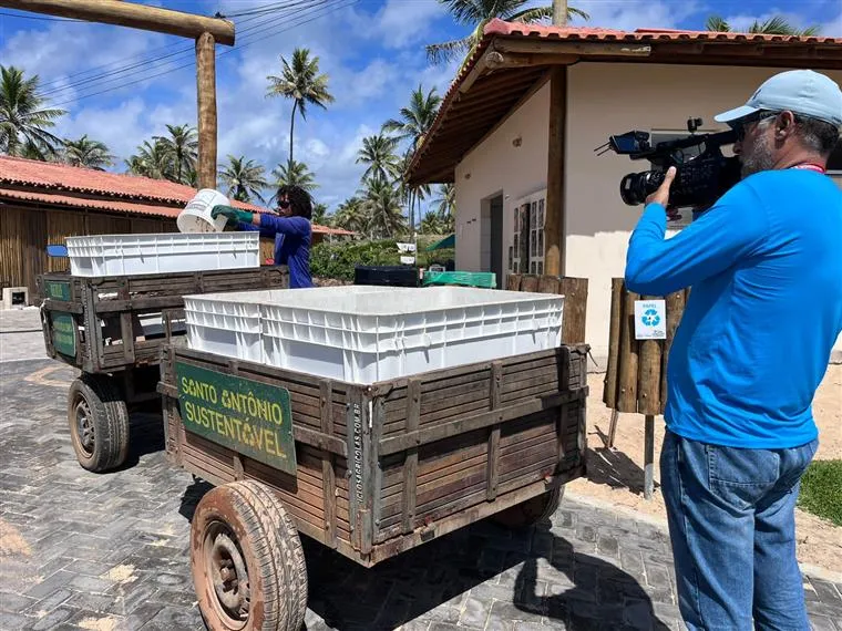  Santo Antônio recebe equipe da TV Globo para reportagem especial do Jornal Nacional