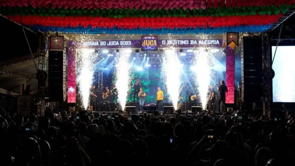 Pojuca divulga grade completa do Arraiá do Juca com Tarcísio do Acordeon puxando o arrastão