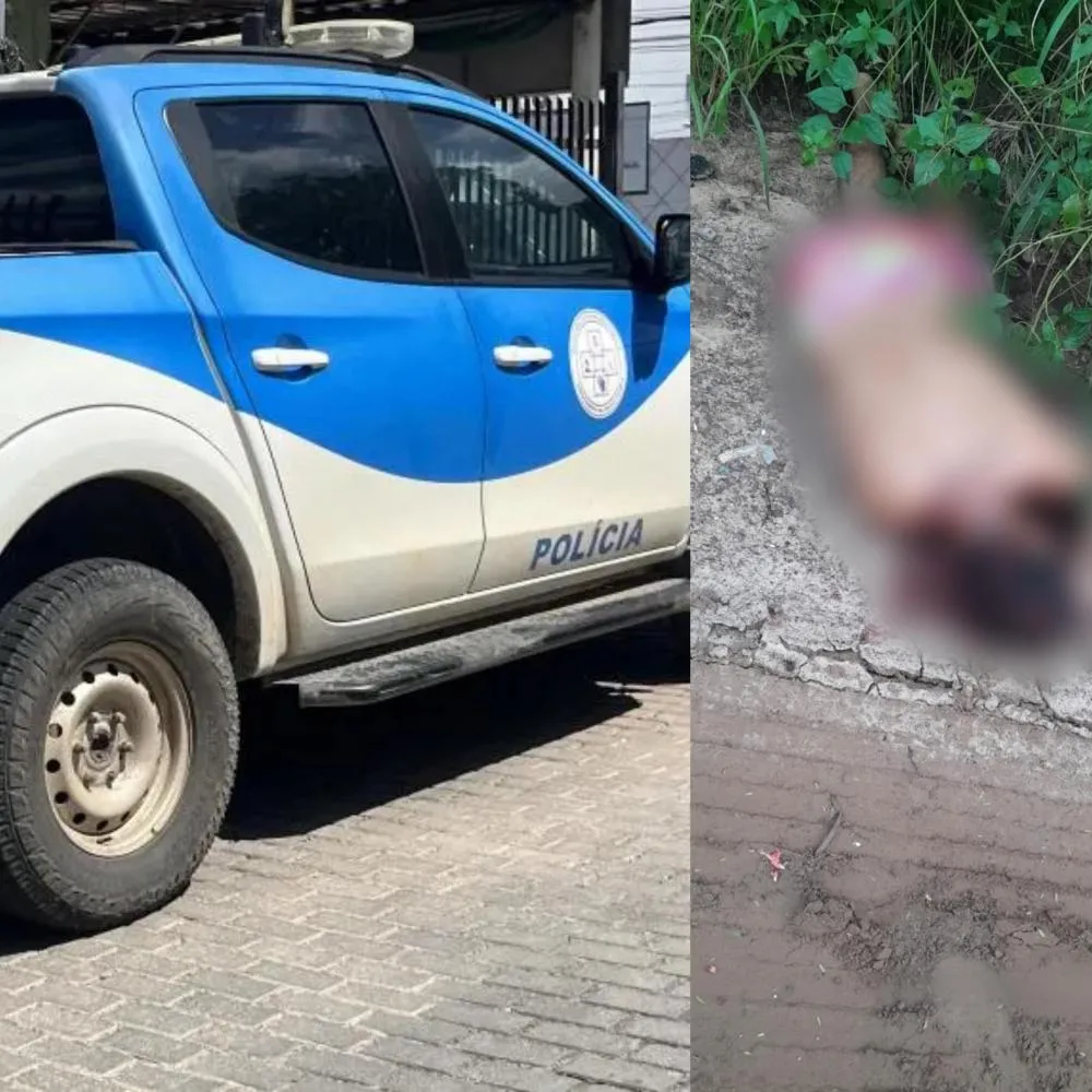 Corpo com marcas de tiros é encontrado na Estrada da Biribeira