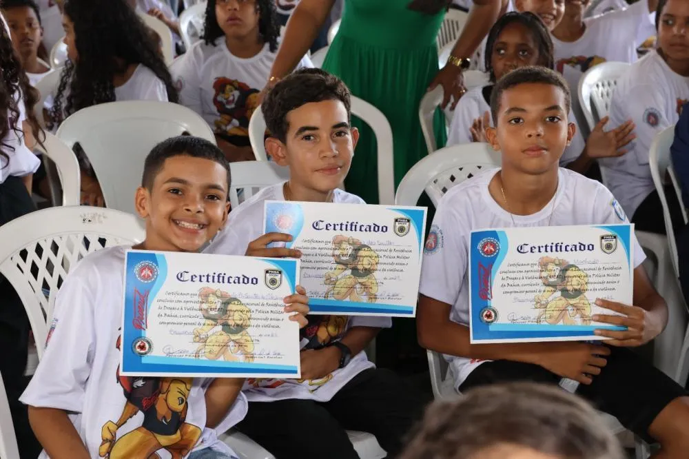 PMBA capacita 1.285 estudantes de Camaçari através do Proerd