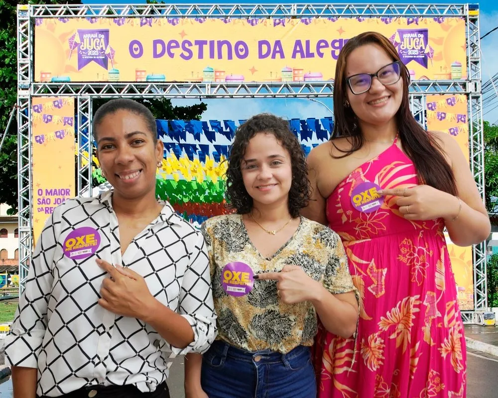Prefeitura de Pojuca promove campanha “Oxe me Respeite” no Arraiá do Juca 2025