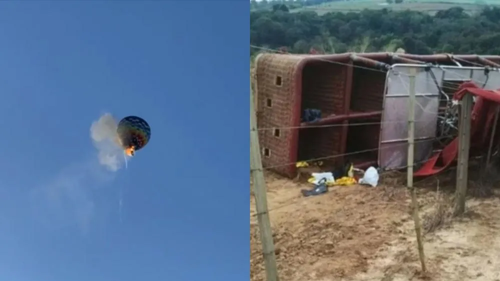  Anac investiga queda de balão em Santa Catarina com oito mortos 