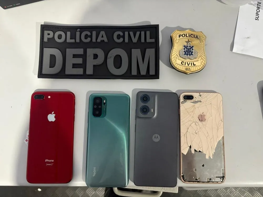 Polícia Civil recupera quatro celulares durante o Camaforró 2025