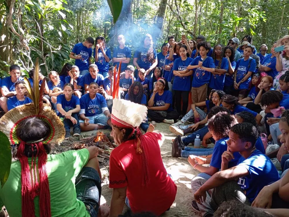 Alunos de Mata de São João participam de imersão afro-indígena durante as férias escolares