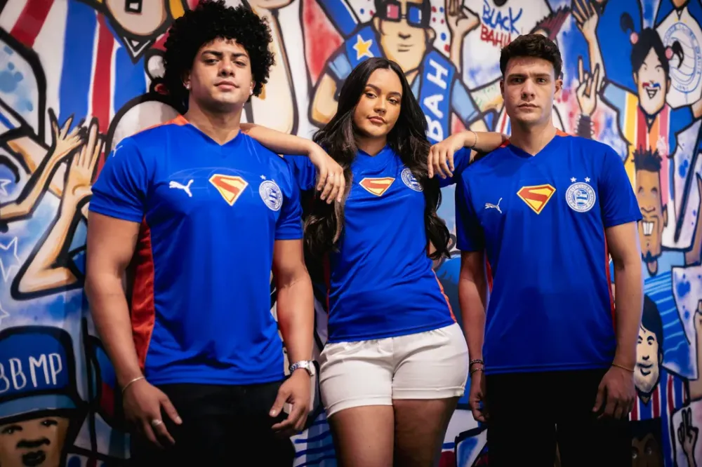 Bahia apresenta camisa em comemoração ao novo filme do Superman