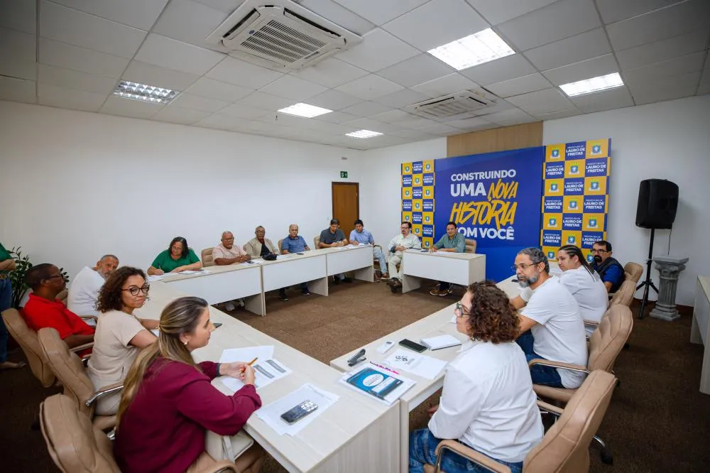 Reunião prepara detalhes finais para a 7ª Conferência das Cidades em Lauro de Freitas