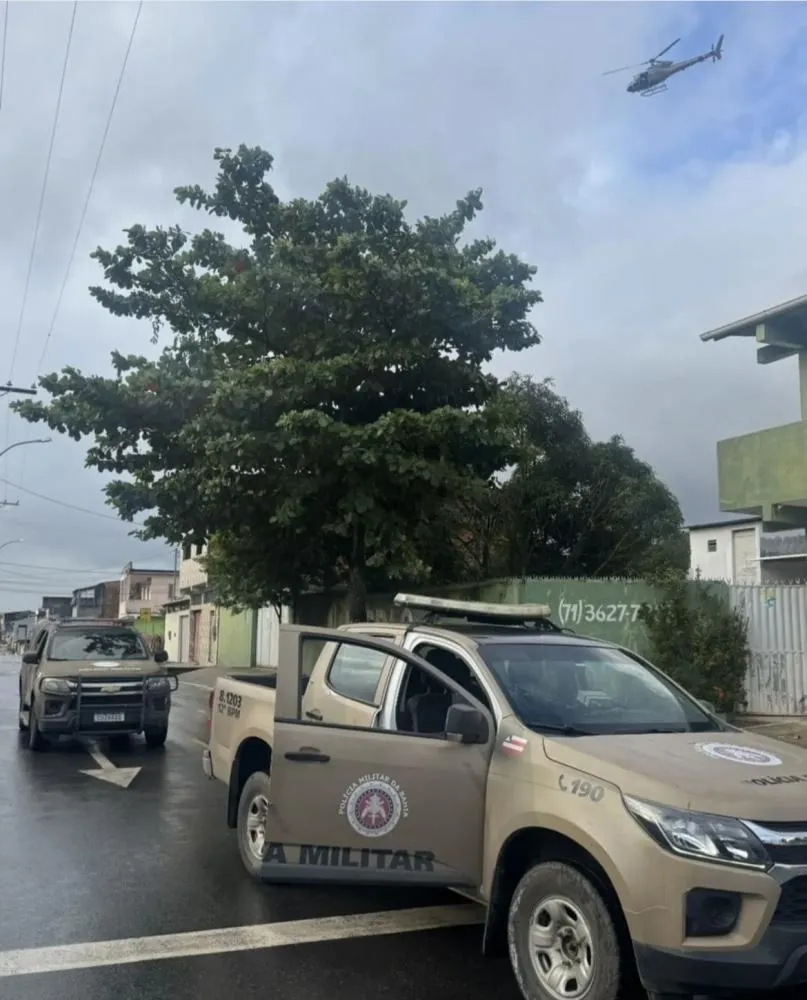 Operação Alatus intensifica segurança em Camaçari com patrulhamento aéreo e terrestre