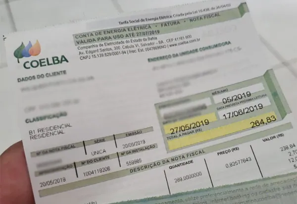 Consumidores de Salvador, Lauro e Camaçari denunciam golpes com contas falsas da Coelba
