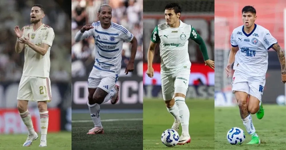 G-4 tem Flamengo, Cruzeiro, Palmeiras e Bahia após a 18ª rodada do Brasileirão