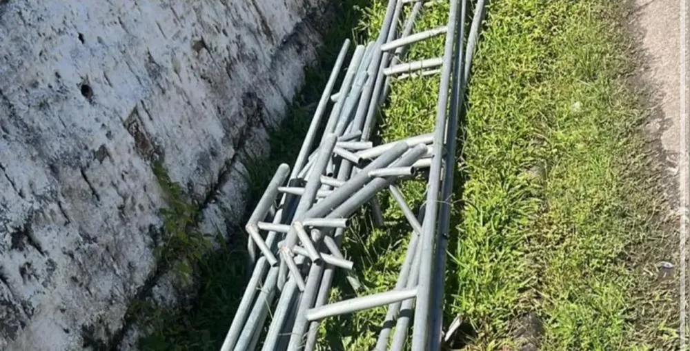 Homem é preso por furto de estrutura metálica em Dias d'Ávila