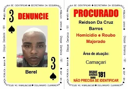 Braço direito de líder de facção preso em condomínio de luxo de SP é o novo 3 de Espadas do Baralho do Crime da SSP
