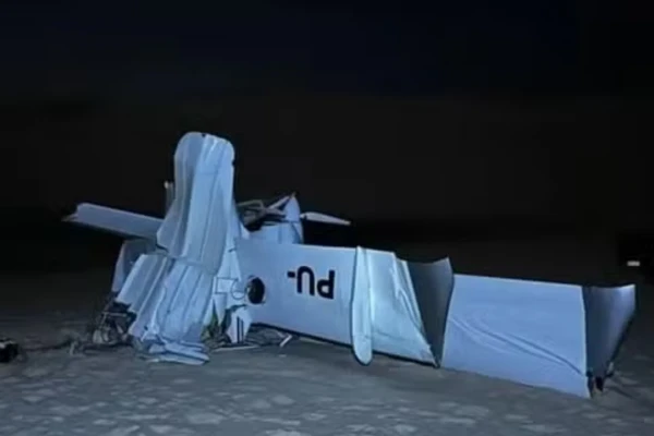 Avião cai nos Lençóis Maranhenses e deixa duas pessoas mortas