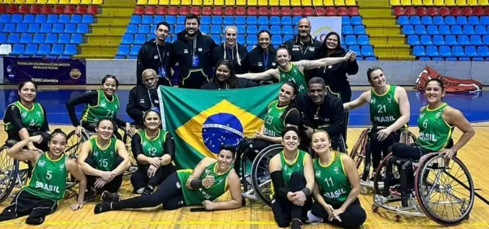 Brasil é vice na Copa América de basquete em cadeira de rodas e garante classificação ao Mundial de 2026
