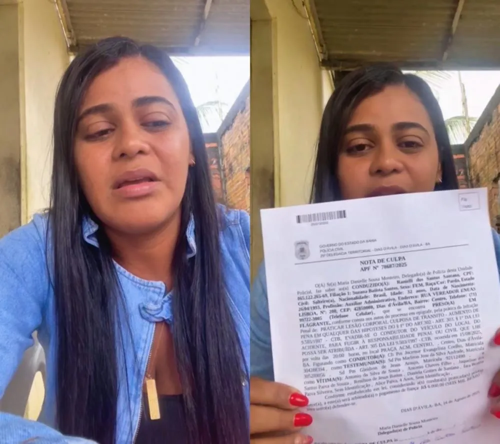 Condutora que causou acidente na praça ACM pede desculpas em vídeo e nega boatos de vingança