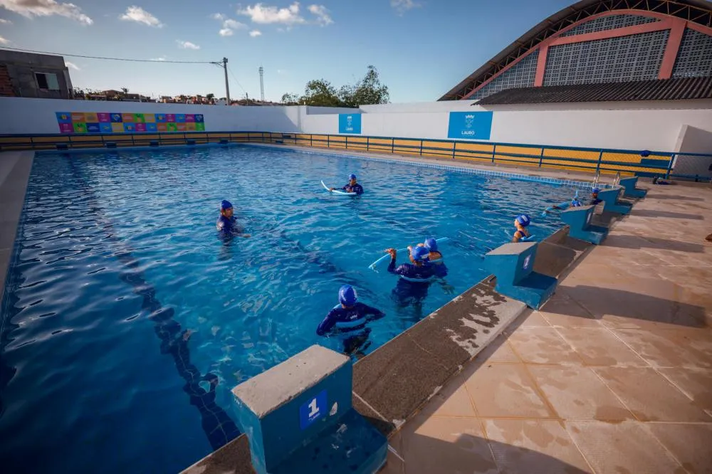 Prefeitura dá início à triagem e avaliação física para aulas de natação na Arena Aquática 