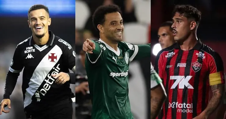 Brasileirão inicia returno com goleada do Vasco, Palmeiras na vice-liderança e Vitória de volta ao Z4