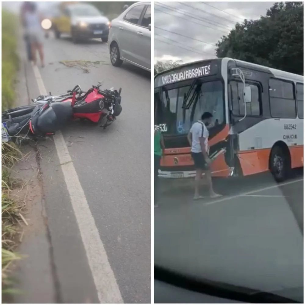 Motociclista morre em colisão com ônibus na Estrada da Cascalheira