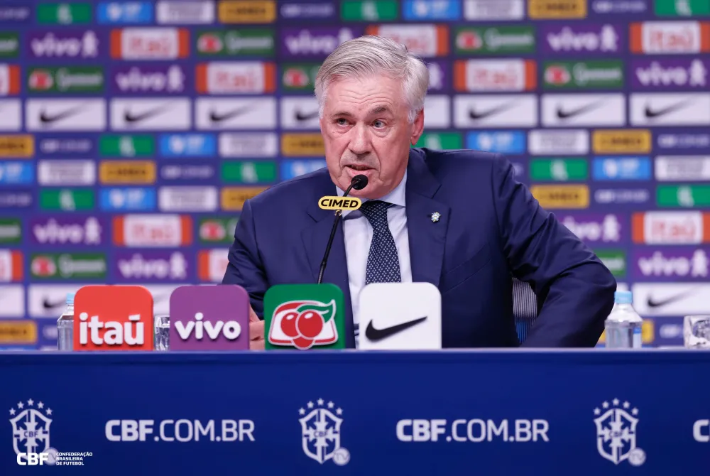 Ancelotti divulga lista de convocados para as últimas rodadas das Eliminatórias