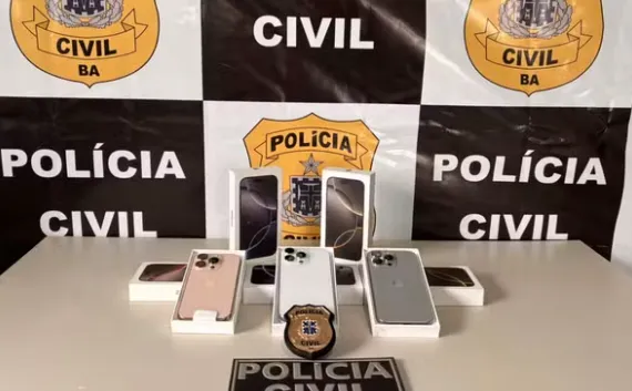 Carga de iPhones avaliada em R$ 35 mil furtada é recuperada