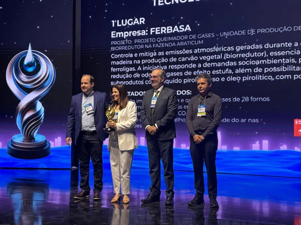  Ferbasa vence categoria Tecnologias Sustentáveis da 15ª edição do Prêmio FIEB Indústria Baiana Sustentável
