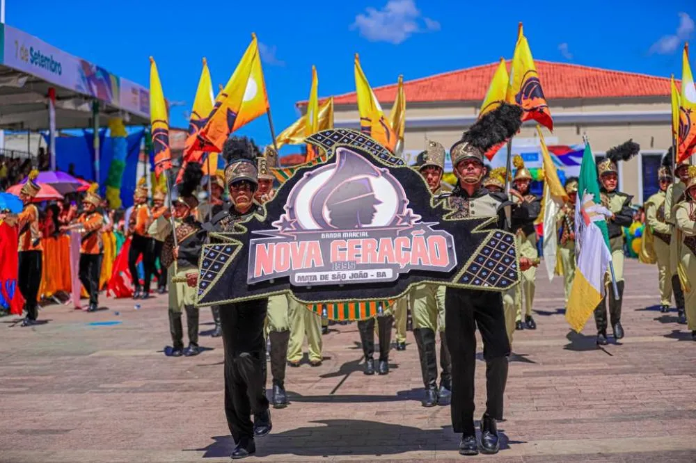 Banda Marcial Nova Geração comemora 30 anos com apresentação no desfile de 7 de Setembro 