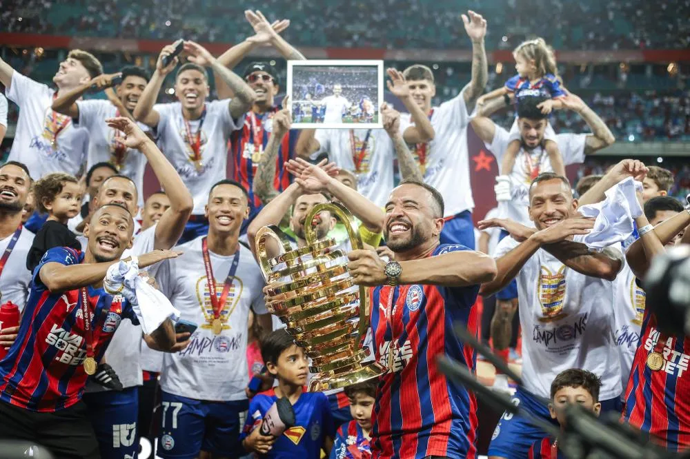 Bahia atropela Confiança e conquista o pentacampeonato da Copa do Nordeste