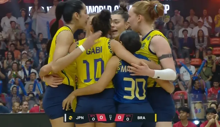 Brasil supera Japão no tie-break e conquista o bronze no Mundial feminino