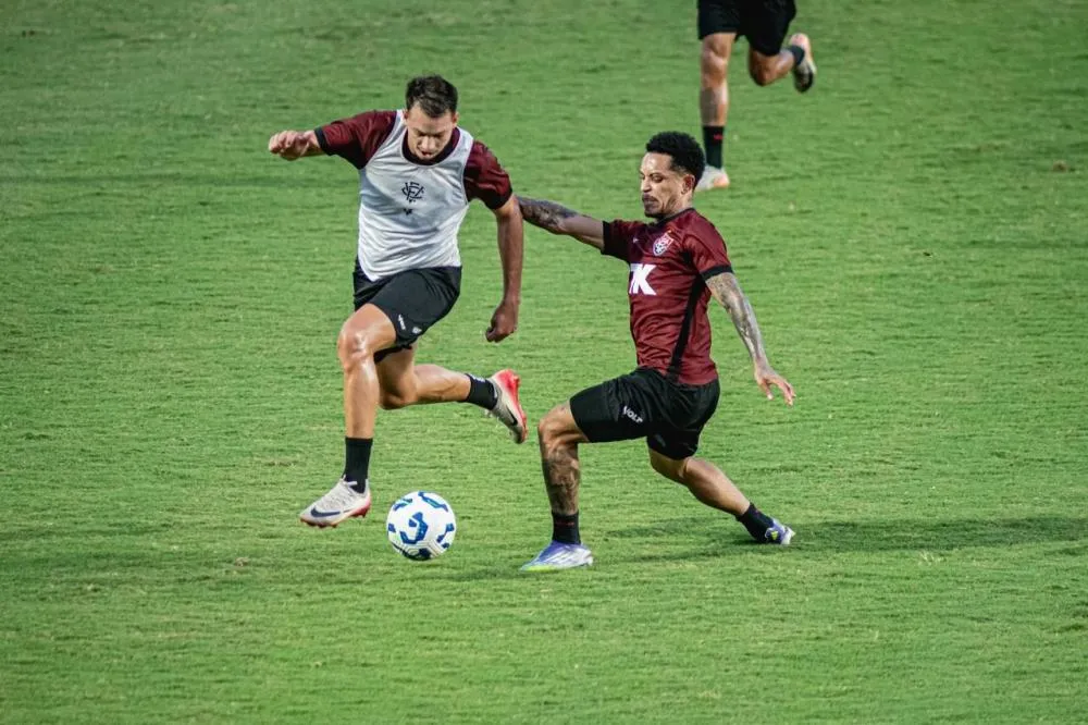 Vitória intensifica preparação para duelo contra o Fluminense no Barradão