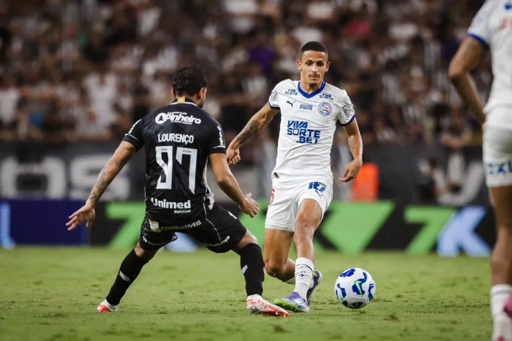 Bahia empata em 1 a 1 com o Ceará na Arena Castelão