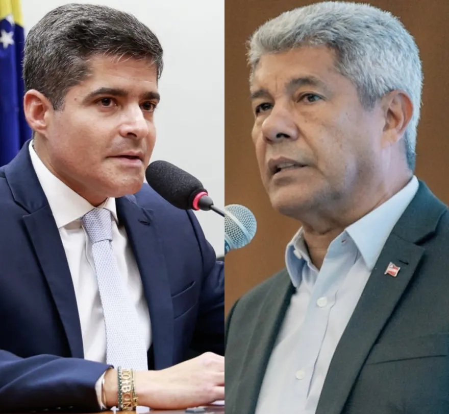 Pesquisa aponta ACM Neto à frente de Jerônimo Rodrigues na disputa pelo governo da Bahia