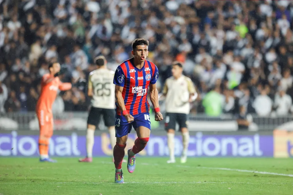 Bahia sai na frente, mas sofre virada e perde para o Vasco 