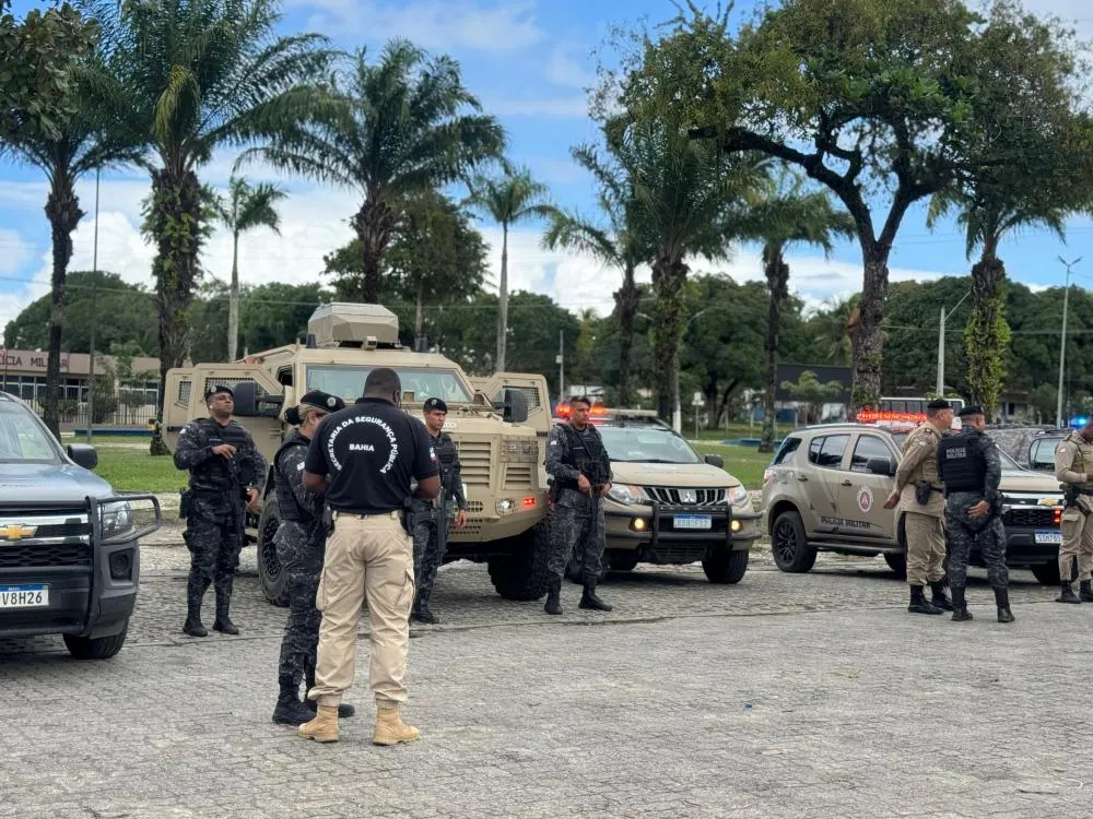 Polícia Militar realiza simulado de combate a assaltos a bancos em Dias d’Ávila nesta sexta (26)